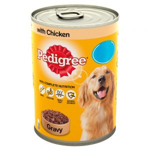 PEDIGREE Dog Tin With Chicken In Gravy 400g