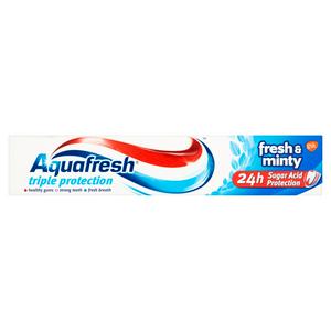 Aquafresh Triple Protection Fresh and Minty Toothpaste 75ml