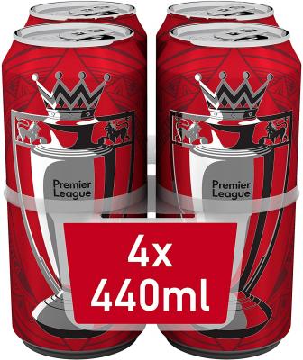 Budweiser Lager Beer Can, 4 X 440 Ml