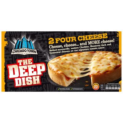 Chicago Town 2 Deep Dish Four Cheese Pizzas – 310g