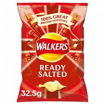 Walkers Crisps – Ready Salted – 32.5g